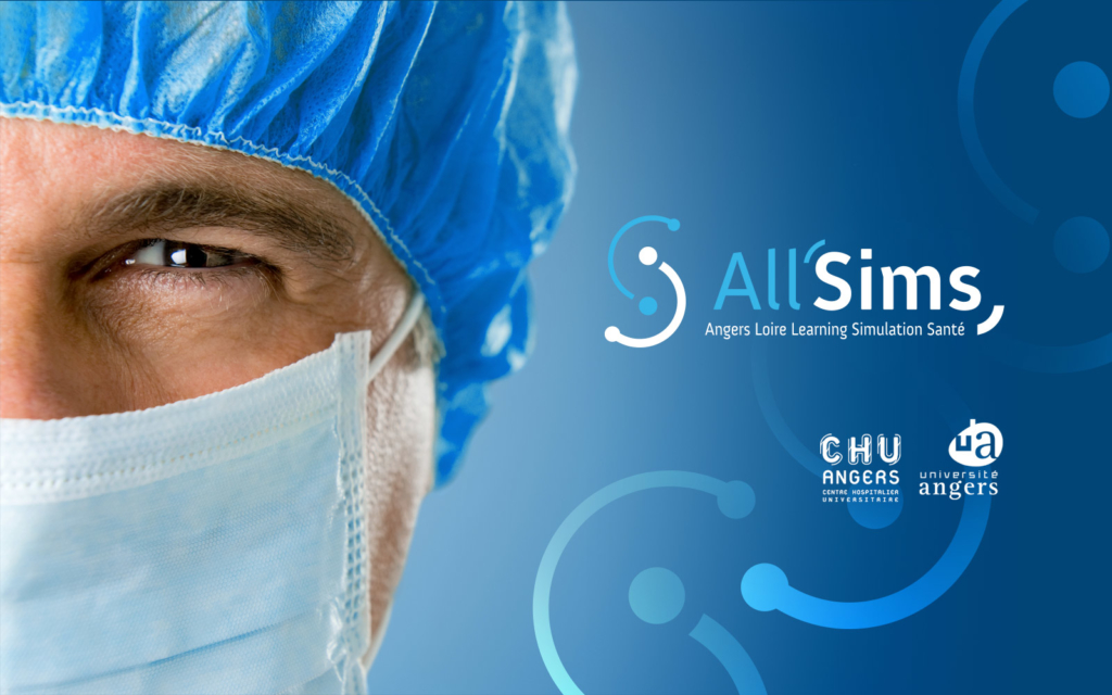 logo All'Sims simulation médicale CHU Angers