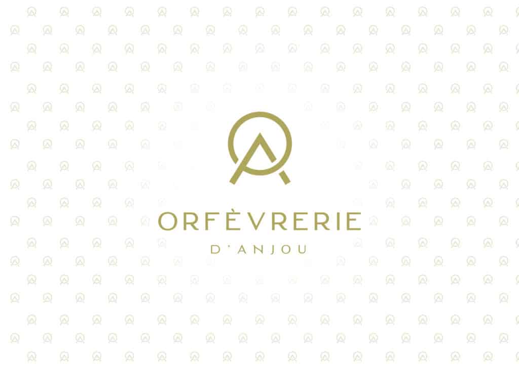 Identité visuelle orfèvrerie d'anjou agence de communication luxe